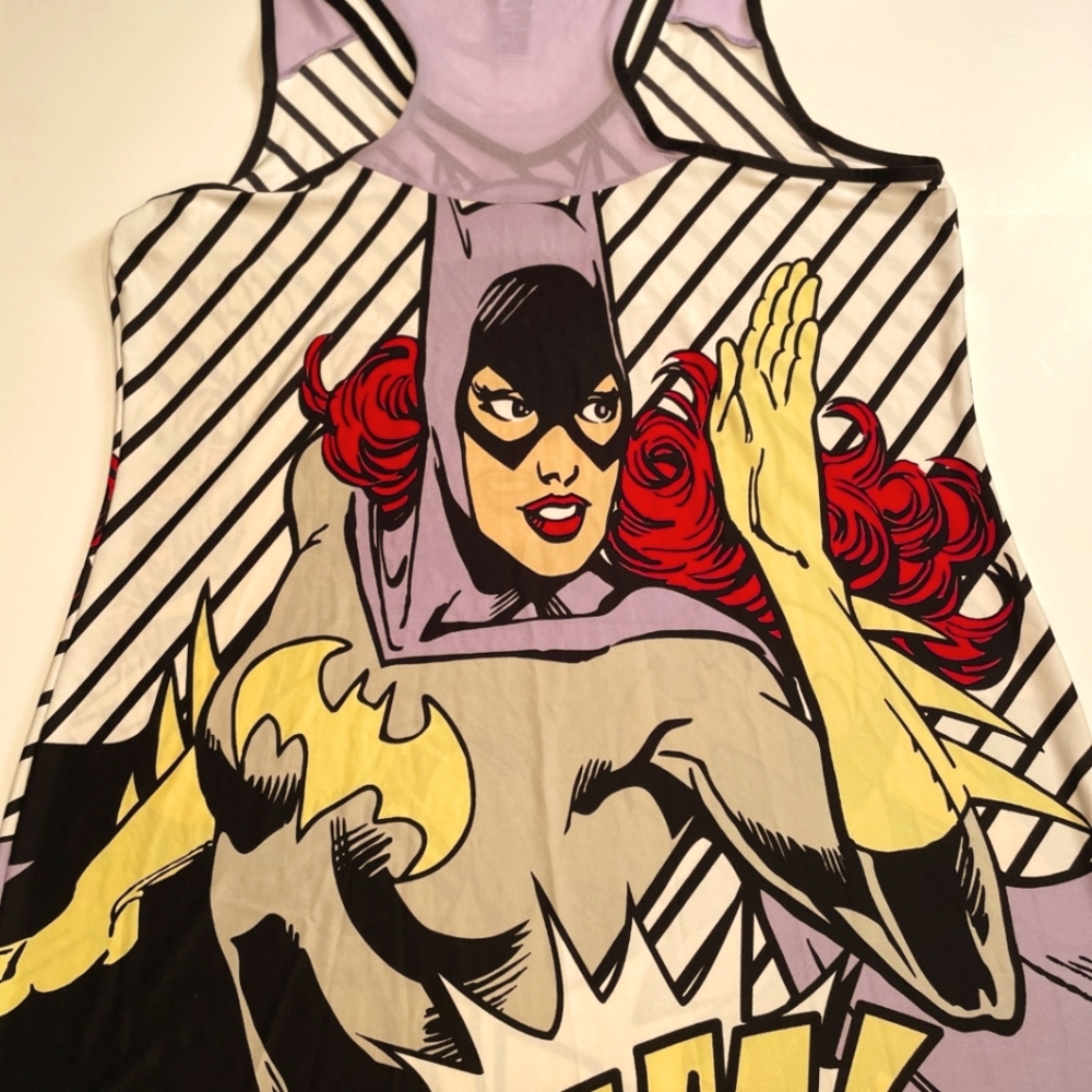 Vintage Girl Sleepwear Nightgown Dress DC Comics Size fits Medium to Large